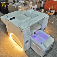 Meilleures ventes Station de pédicure de massage électrique Salon de manucure Spa des pieds Fauteuil de pédicure et manucure de luxe sans canalisation