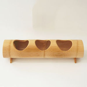 Plantation de pots de bambou fleurs et plantes en bambou design agréable plantes de poteaux de bambou écologiques et recyclés - Product Image 6