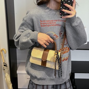 กระเป๋าสะพายไหล่ทรงสี่เหลี่ยมขนาดเล็กถุง2025ใบมาพร้อมกับจี้กระเป๋าถือสำหรับสุภาพสตรี - Product Image 4