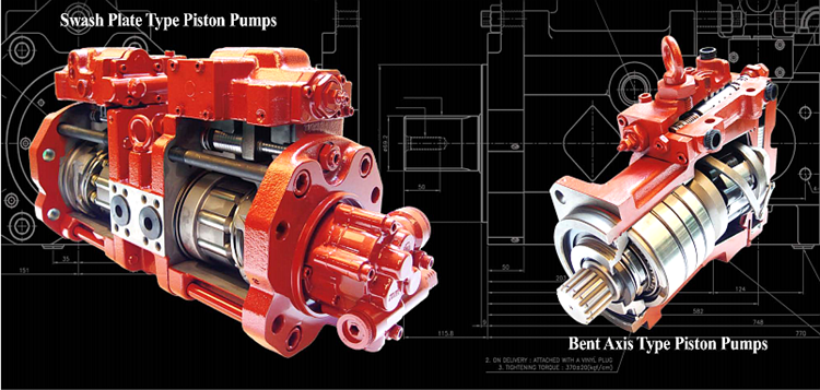 Excavator ZX470-3 ZX470 Hydraulic Pump K5V200DPH Hydraulic