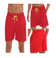 Short de bain sport décontracté pour homme avec logo personnalisé, en toile et maille, écologique, taille élastique, anti-plis, imperméable et séchage rapide
