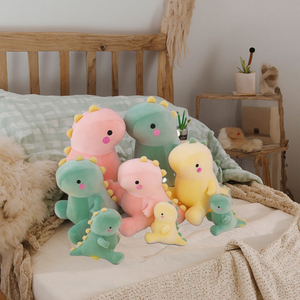 Offre Spéciale Super doux belle dinosaure en peluche poupée dessin animé jouet personnalisable PP coton bébé Abbraccio poupée sommeil oreiller - Product Image 6