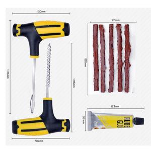 <span class=keywords><strong>Kit</strong></span> de réparation de <span class=keywords><strong>pneu</strong></span> d'outil à main de 8 pièces <span class=keywords><strong>Kit</strong></span> de patch de <span class=keywords><strong>pneu</strong></span> de <span class=keywords><strong>voiture</strong></span> rapide avec caoutchouc acier métal - Product Image 4