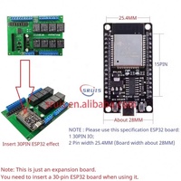 High-quality Eletechsup ES30E08 DC 7-24V ESP32 C3 Super Mini Expansion Board 4AI-4DO RS485 Relay Module WEB MQTT Ethernet IoT