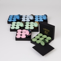 QK-S03 9 Stück/Box Taom Billardkreide Professionelle Snooker- und Pool-Queue-Kreide Hohe Dichte Hoher Spin Keine Rückstände Glatte Anwendung