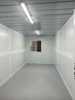 Villa en acier préfabriquée et étanche moderne de 20 pieds personnalisée module de conteneur extensible et pliable préfabriqué mobile d'hôtel
