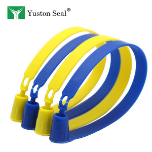 Sceau de sécurité en plastique anti-effraction, à serrage progressif, jetable, avec numéro laser personnalisé pour sacs de logistique, de coursier et de fret, 200 mm - Product Image 5