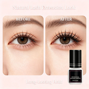Extra Strong Professional <b>Lash</b> <b>Glue</b> 5ml,1 Sec Drying time,Retention-8 Weeks Black Adhesive for Semi-Permanent <b>Extensions</b> - Product Image 2