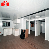 Maison Conteneur Pliable en Acier Extensible Moderne de 20 Pieds, Villa Préfabriquée à 2 Chambres pour Usage Commercial et Résidentiel Disponible