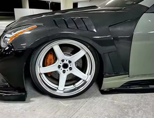 Ailes avant en fibre de carbone avec aération pour Infiniti G37 (2009-2015) |   Remplacement d'aile avant de style OEM |   Ajustement de style OEM - Product Image 2