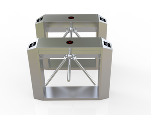 Yüksek Yarı Otomatik Manuel Tripod Turnike Erişim Kontrolü Paslanmaz Çelik 3 Kollu Turnike Tripod Bariyeri - Product Image 6