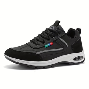 Baskets décontractées pour hommes à semelle épaisse, grandes <span class=keywords><strong>tailles</strong></span>, légères, confortables et polyvalentes, pour le sport en extérieur et la course à pied, à lacets - Product Image 2
