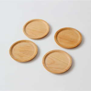 Juego de posavasos de madera en blanco de bambú redondo cuadrado para bebidas de té en blanco personalizado ecológico Original de fábrica - Product Image 5