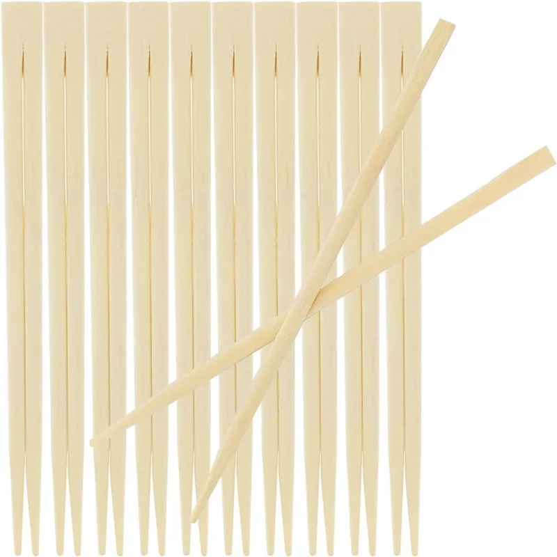 Дешевые одноразовые двойные палочки для еды из бамбука, деревянные столовые приборы, столовые палочки для еды с индивидуальным логотипом