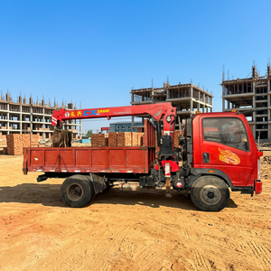 Grúa de Carga para Camión de 5T Confiable con Radio de Trabajo de 8.6m, Caja de Carga de 3.5m y Giro de 360° °   Rotación para Carga de Mercancías en Obras de Construcción - Product Image 2