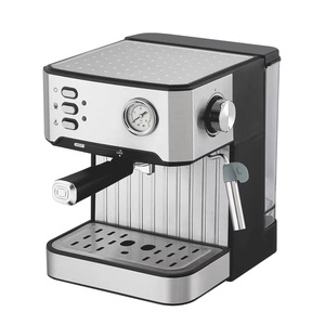 Cafetera Espresso Eléctrica de 20 Bares, Semiautomática, para una Taza, Uso Doméstico y Hotelero, Carcasa de Acero Inoxidable, Enchufe Estadounidense/Europeo - Product Image 1