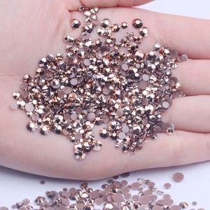 Strass en résine transparente AB 1000 pièces 4 mm 3D pour sacs et chaussures, décorations de vêtements DIY - Product Image 5