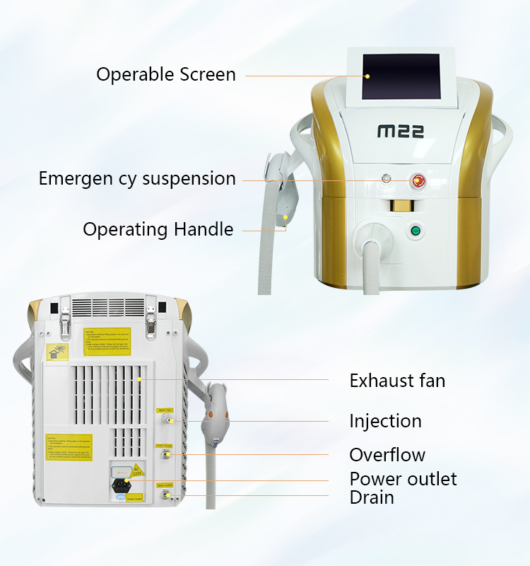 2021 Top sales M22 IPL Permanent Hair Removal Machine Professional M22 Laser Machine IPL OPT M22 Machine