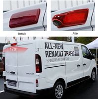 Caméra de recul de voiture étanche IP68 pour Opel Vivaro Renault Trafic Caméra de feu de freinage