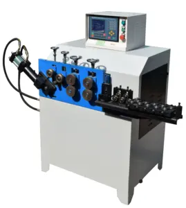 Manufacturers who produce rings recommend using CNC spring winding machines with wire bending, forming and welding machines