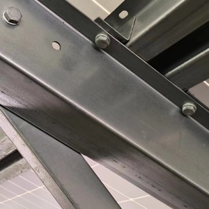 Système de montage solaire avec structure en acier galvanisé à chaud pour installation BIPV sur toit ou au sol - Product Image 3