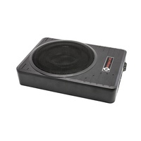 Nouvel amplificateur de subwoofer de voiture ultra-mince de 10 pouces DC 12V à bobine simple sous siège, 150W RMS, 1000W de crête