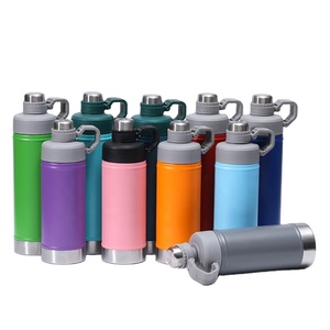SilverJet Stainless Steel Water Bottle 500ml 750ml Vacuum Insulated Keep Warm Cold Portable Outdoor Sports <b>Flask</b> - Product Image 1