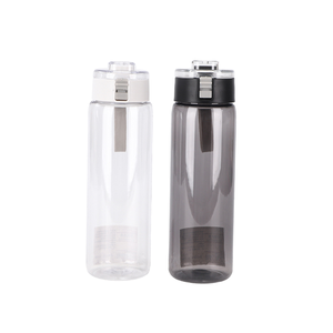 Bouteille d'eau en plastique écologique minimaliste personnalisée avec logo <span class=keywords><strong>Smoon</strong></span> KH-037, pour le sport, la randonnée, les voyages, avec infuseur à thé, pour enfants - Product Image 2