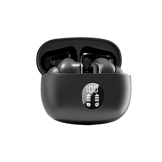 Original True Stereo Earbud In-Ear for Bluetooth Wireless Headphones with LED Display Waterproof Mobile Phone Compatible Gaming