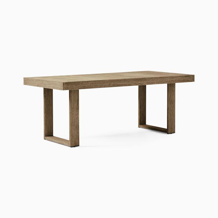Custom garden set handcrafted dining set new design patio all weather teak wooden rope outdoor dining table