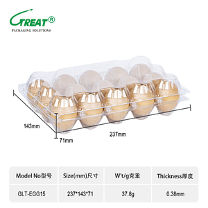 Thân thiện với môi nhựa khay trứng để bán Chất lượng cao Pet vỏ sò 30 lỗ trứng khay rõ ràng dùng một lần lớn nhựa Hộp trứng - Product Image 5