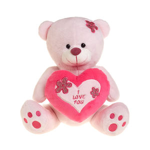 Osos de Peluche de San Valentín al por Mayor, Oso de Peluche Te Amo con Corazón Rojo - Product Image 6
