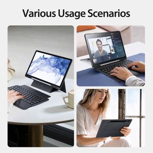 Per <span class=keywords><strong>Samsung</strong></span> <span class=keywords><strong>Galaxy</strong></span> <span class=keywords><strong>Tab</strong></span> <span class=keywords><strong>S7</strong></span> / S8 DUX DUCIS DK Floating con supporto tastiera magnetica custodia in pelle Tablet - Product Image 5