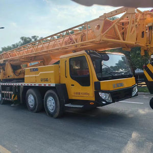 בשימוש 50 טון qy55 משאית ניידת עגור על ידי פופולרי סיני מותג מקורי מכירה עם ליבה מנוע תיבת הילוכים - Product Image 1