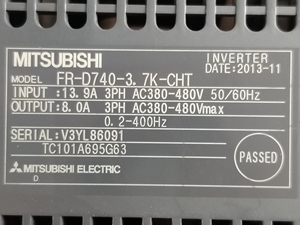 ไดรฟ์ปรับความถี่ FR-D740-3.7K-CHT VFD AC ไดรฟ์ปรับความเร็วรอบสำหรับควบคุมมอเตอร์อุตสาหกรรม 3 เฟส - Product Image 6