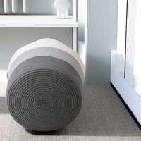 Panier à linge pliable en coton tissé NFS avec couvercle, capacité supérieure à 35L, design moulé par injection écologique pour vêtements sales