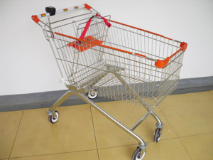 Carrito de Compras DIKA TROLLEY 2026, de Plástico con Recubrimiento de Zinc, Precio Económico, Venta al Por Mayor Directo de Fábrica, para Supermercados - Product Image 3