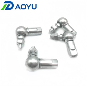 สังกะสีชุบเหล็กโครเมียมปลายก้านข้อต่อ CS10 10มม. ความแม่นยำสูงเจาะเกลียวขวาเครื่องจักรอุตสาหกรรม OEM - Product Image 2