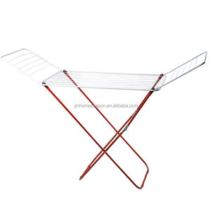 Sy Moderne Eenvoudige Metalen Opvouwbare Droogrek Ruimtebesparende Vloer Staande Kleerhanger Voor Kleding Quilts Schoenen Balkon Vleugel - Product Image 4