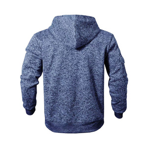 Winter Sweater <strong>Men</strong> Solid Hooded Coat <strong>Fleece</strong> and Thicken the Sweater Zipper Wool <strong>Cardigan</strong> Sweater Untuk for <strong>Men</strong> - Product Image 5