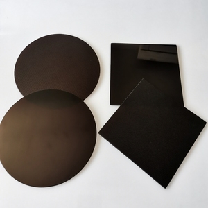 Plaque en <span class=keywords><strong>verre</strong></span> céramique noire résistante à la chaleur pour induction, 4 mm ou 6 mm d'épaisseur - Product Image 5