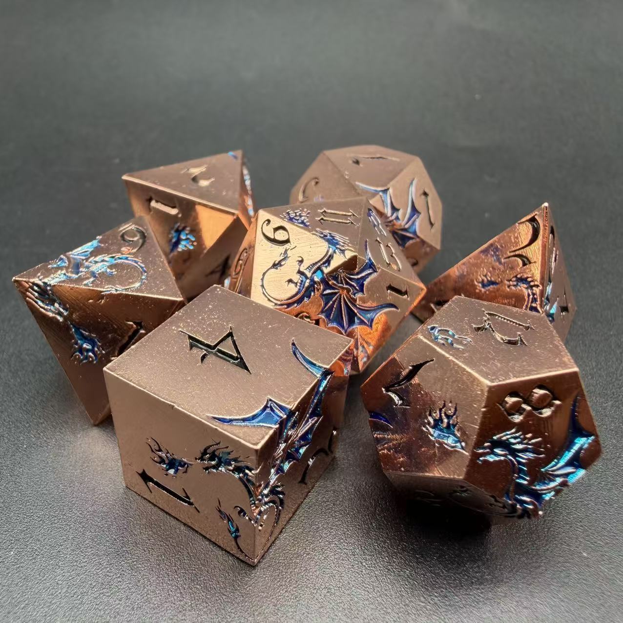 Copper with Blue