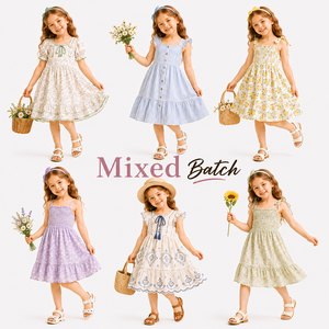 Summer Sleeveless Kids Dress Versatile Dress For Older Girls Random Mix <b>Mixed</b> Delivery - Product Image 1