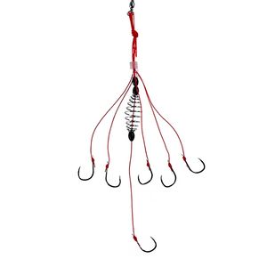 Byloo-gancho de pesca para tienda en línea, trampa de cebo, alimentador, jaula con muelles de acero inoxidable, 6-12 # - Product Image 2