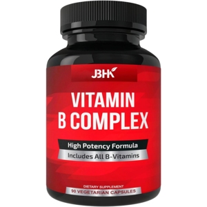 <span class=keywords><strong>Super</strong></span> B <span class=keywords><strong>Complex</strong></span> Vitamins Todas las vitaminas B, incluido el ácido fólico, apoyan el metabolismo energético saludable 90 cápsulas vegetarianas - Product Image 1