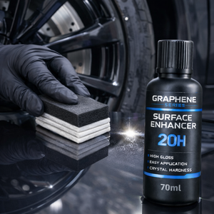 GRAPHONEX ผลิตภัณฑ์เพิ่มประสิทธิภาพพื้นผิวกราฟีน 20H 70มล. |   เงาสูงพิเศษ |   ความแข็งของคริสตัล |   สารเคลือบสีรถยนต์ระดับมืออาชีพ |   ง่าย - Product Image 2