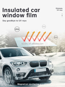 Busefu Phantom loạt thạch anh tím cửa sổ Tint Pet xe dán 2 mil 99% UV/IR từ chối bảo vệ sự riêng tư 5 năm bảo hành CuộN - Product Image 2