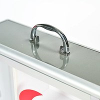 Coffret à médicaments portable en alliage d'aluminium renforcé avec serrure à clé, modèle 3, pour maisons de retraite et maisons d'hôpitaux, toutes saisons