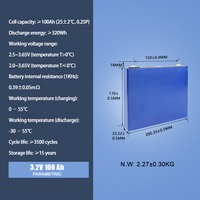 Batería CATL 100Ah LFP lista para enviar CATL 3,2 V 100Ah LiFePO4 celdas prismáticas tipo alto grado a para sistema de almacenamiento de energía solar