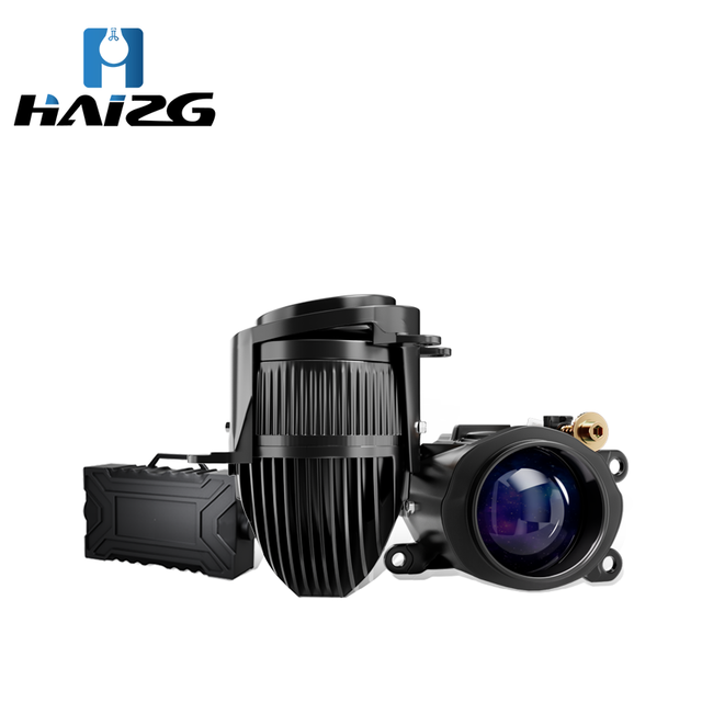 HAIZG Wholesale Led 2 Inch Fog Light Three Color Temperatures Low Beam 45W High Beam 55W Car Universal Fog Auto Light
